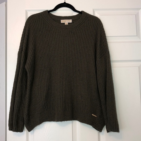 Michael Kors Sweaters - MICHAEL KORS GREEN COMFY SWEATER